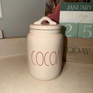 Rae dunn cocoa canister